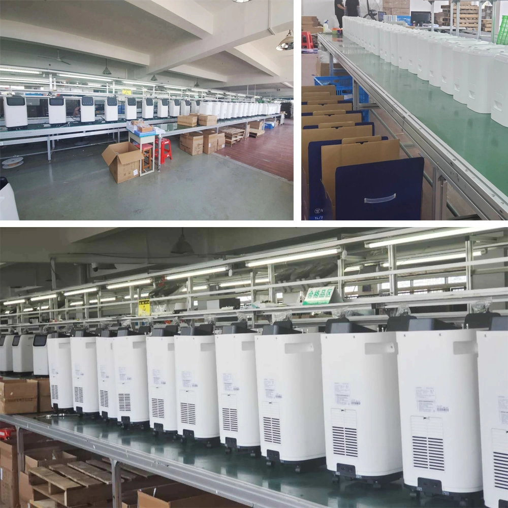 Gerador portátil ajustável do oxigênio do agregado familiar do concentrador do oxigênio do CE Oxygenerator1-7L para respirar