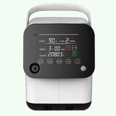 1 ajustável - 7l/Min Household Oxygen Generator Portable 1L com voz